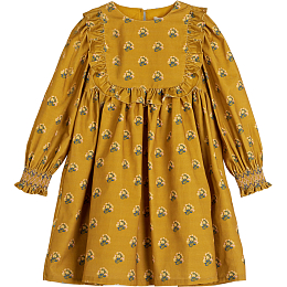 Платье Olga Mustard Flower от бренда C'ERA UNA VOLTA