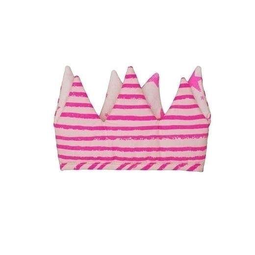 Корона с розовыми звездами и полосками от бренда Noe&Zoe