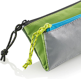 Пенал с тремя отделениями Трехцветный зеленый от бренда MiquelRius