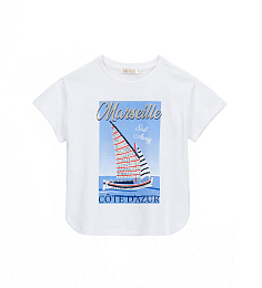 Футболка Marseille от бренда Original Marines Белый