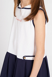 Платье с круглым воротничком от бренда Trussardi