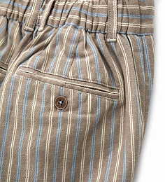 Брюки голубая и бежевая полоска Caribou от бренда Original Marines