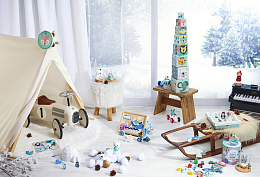 Кубики «Животные» 10 шт от бренда Vilac