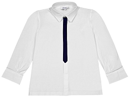 Рубашка с имитацией галстука от бренда Aletta
