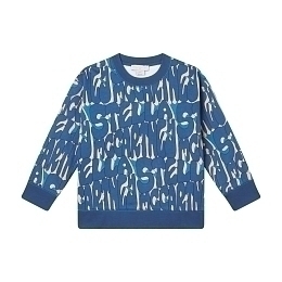 Свитшот Navy Stella Print от бренда Stella McCartney kids