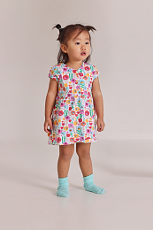 Платье и блумеры с принтом цветов от бренда Boboli