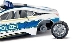 Модель полицеской машины BMW i8, 1:50 от бренда Siku
