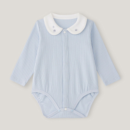 Боди с воротником 3 шт White-Blue от бренда Anna Leon