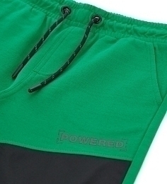 Джоггеры зеленые с контрастной деталью от бренда Original Marines
