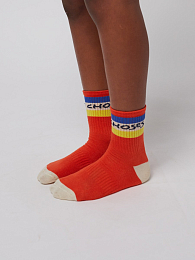 Носки Red Multicolor Stripes от бренда Bobo Choses