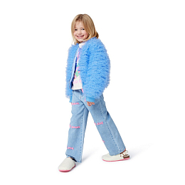 Куртка расшитая лентами от бренда Billieblush