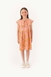 Платье оранжевое со звездами от бренда Tinycottons