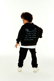 Толстовка LLL Black Grey с молнией от бренда Stormies