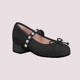 Балетки ANGELIS NEGRO от бренда PRETTY BALLERINAS