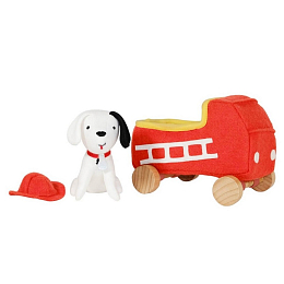 Собака Goldie Dog-go - Chief, машина и гараж от бренда Olli Ella