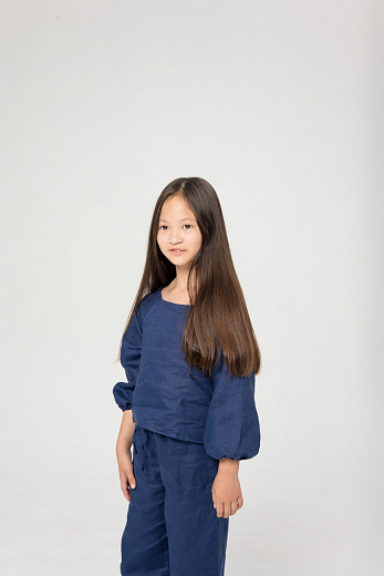 Костюм LINEN Navy от бренда Liqlo