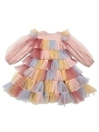 Платье фатиновое из цветных лоскутов от бренда Raspberry Plum