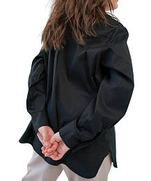 Рубашка чёрного цвета от бренда NOT A TOY