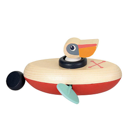 Лодка заводная с пеликаном от бренда Egmont Toys