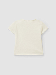 Футболка Who am I? от бренда SNUG Молочный