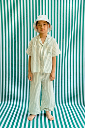 Штаны Green stripes от бренда Tinycottons