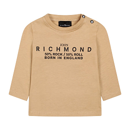 Лонгслив песочного цвета от бренда JOHN RICHMOND