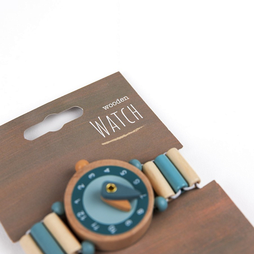 Часы игрушечные из дерева от бренда Egmont Toys