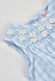 Платье в клетку виши от бренда Boboli