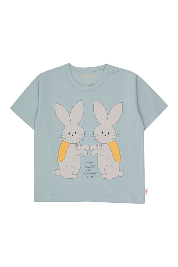 Футболка BUNNIES от бренда Tinycottons Серый