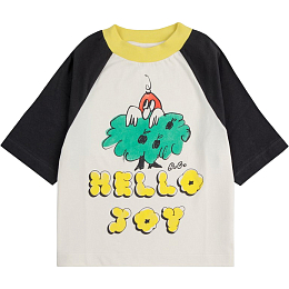 Футболка Hello Joy от бренда Bobo Choses Белый