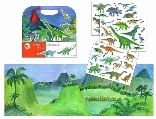 Магнитная игра "Динозавры" от бренда Egmont Toys