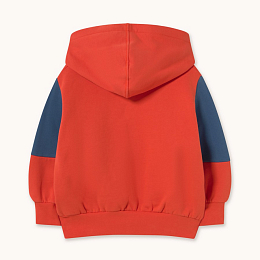 Худи COLOR BLOCK Dark red от бренда Tinycottons