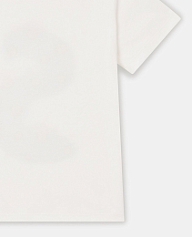 Футболка Floral S Graphic от бренда Stella McCartney kids Молочный