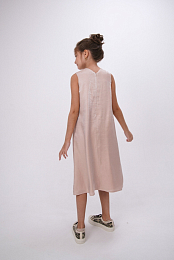 Платье бежевое с блеском от бренда NOT A TOY