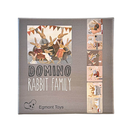 Домино "Семья кроликов" от бренда Egmont Toys