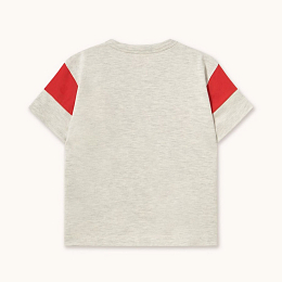 Футболка COLOR BLOCK Cream heather от бренда Tinycottons Бежевый