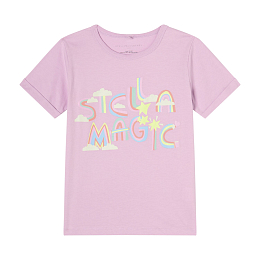 Футболка Stella Magic от бренда Stella McCartney kids Фиолетовый