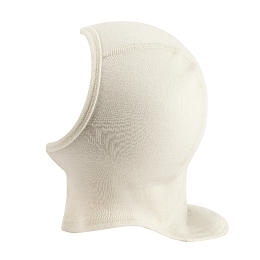 Шапка-шлем молочного цвета от бренда Wool&cotton