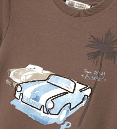 Футболка Retro car от бренда Original Marines Коричневый