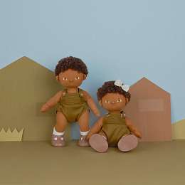 Кукла шарнирная Dinkums Dolls Button от бренда Olli Ella