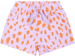 Шорты с оранжевыми мазками от бренда Stella McCartney kids