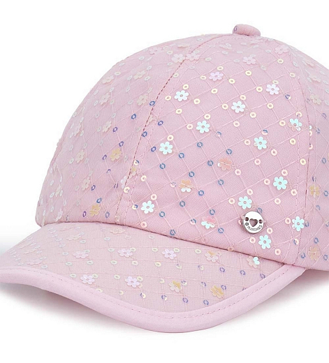 Кепка с пайетками pink от бренда Original Marines