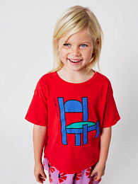 Футболка Chair от бренда Bobo Choses Красный