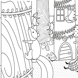 Раскраска Постер Magic Forest от бренда Apli Kids