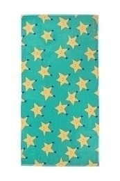 Полотенце зеленое со звездами от бренда Tinycottons