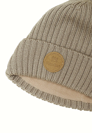 Шапка Knot merino fleece creme beige от бренда Peppihat