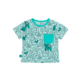 Футболка и шорты Blue cat and turtle от бренда Boboli