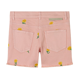 Шорты Sunflower Print Denim от бренда Stella McCartney kids