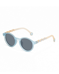 Очки KIDS Oval Sunglasses-Seaside Stripes-Sailing Blue от бренда Olivio and Co