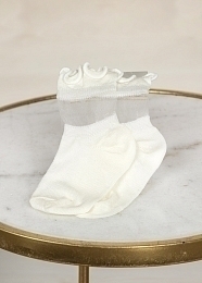 Носки молочного с капроновой вставкой от бренда Abel and Lula
